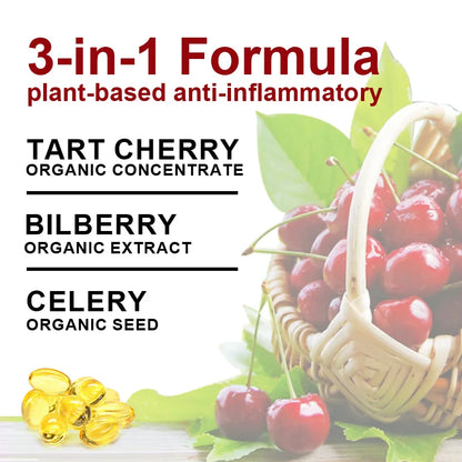 Tart Cherry Extract Capsules with Celery Seed