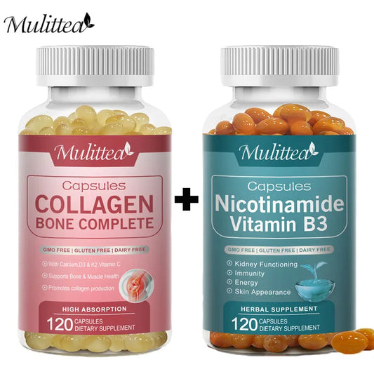Niacinamide + Vitamin B3 & Collagen Capsules