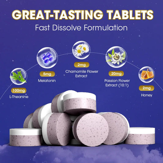 Strawberry-Flavored Melatonin  Tablet
