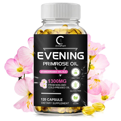 Evening Primrose Oil Supplement Capsules